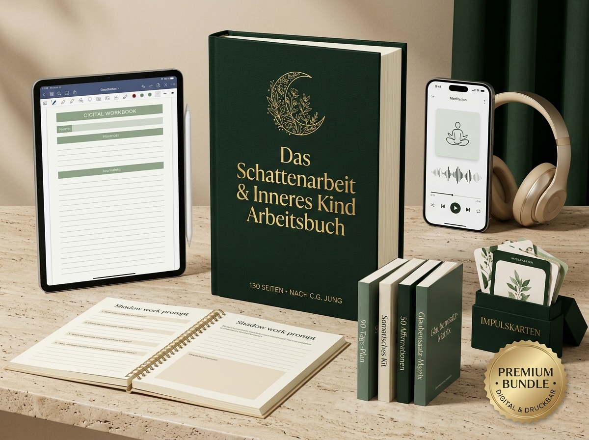 Das ultimative Schattenarbeit Arbeitsbuch Bundle nach C.G. Jung